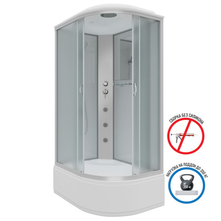 Душевая кабина Niagara Classic NG-2310-14LG (1200х800х2150)