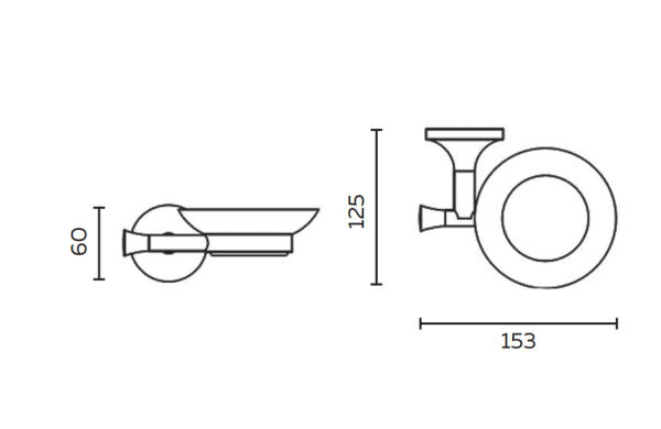 Мыльница AltroBagno Corposo 080714 Or