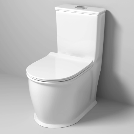 Унитаз компакт напольный Grossman GR-4492S Retro (670х350х825)