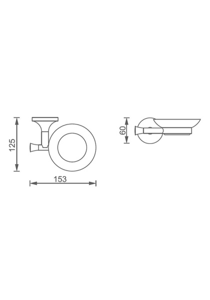 Мыльница AltroBagno Corposo 080709 Cr