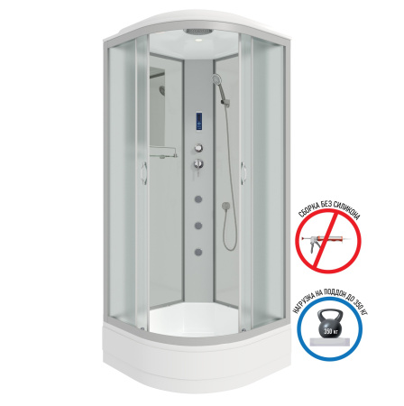 Душевая кабина Niagara Classic NG-3302-14F (1000х1000х2150)