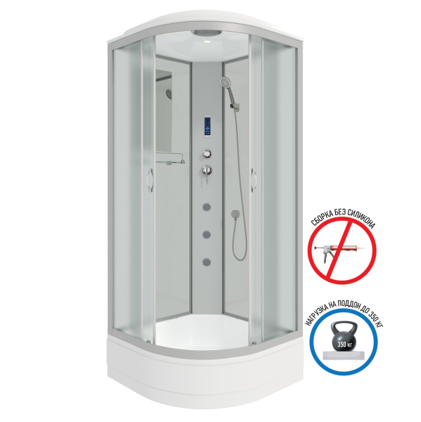 Душевая кабина Niagara Classic NG-3302-14F (1000х1000х2150)