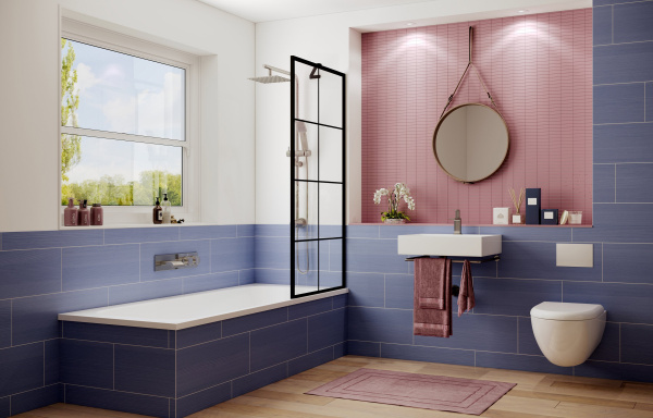 Шторка на ванну Ambassador Bath Screens 16041209 (800x1400), стекло прозрачное