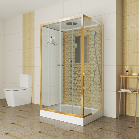 Душевая кабина Niagara Luxe NG-7772QG (1200x900х2100)