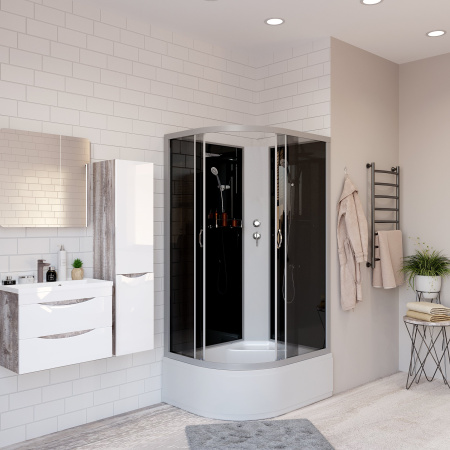 Душевая кабина Niagara Classic NG-2510-14RBK (1200х800х2000)