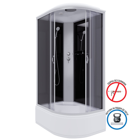 Душевая кабина Niagara Classic NG-2510-14L (1200х800х2150)