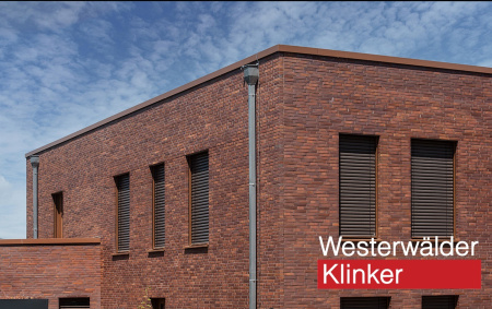 Клинкерный кирпич WK84 Rotbraunbunt 290x90x40 Westerwalder Klinker