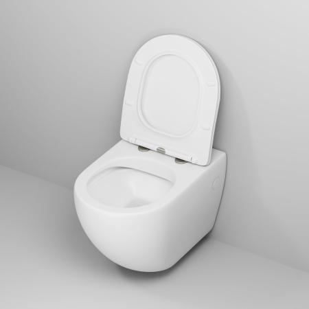 Унитаз подвесной Grossman GR-4411MSQ Color (550х365х395) белый