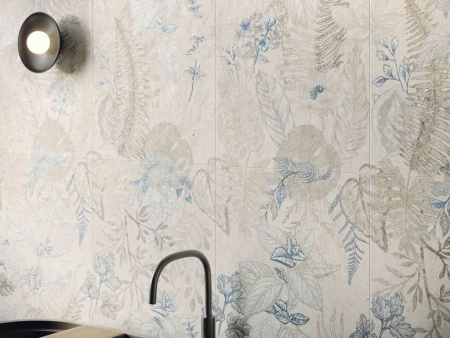 Керамогранит Naxos Mockup Floralia Light Nat Ret 60x120