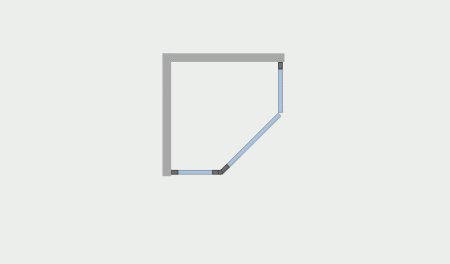 Душевой уголок Ambassador Diamond 12011112L 100x100