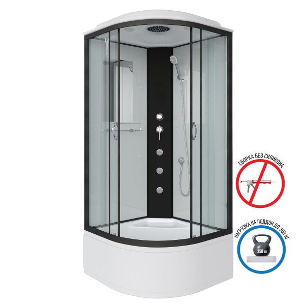 Душевая кабина Niagara Classic NG-6707-14G (800х800х2150)