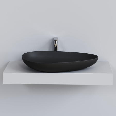 Раковина накладная Ambassador Kingston 146T20201 (580х370х100) черная