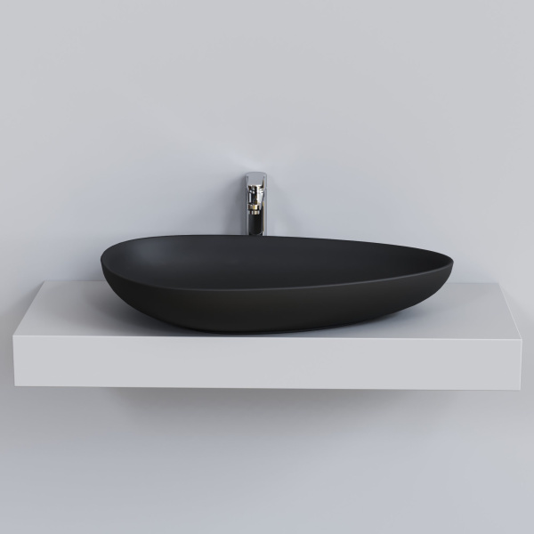 Раковина накладная Ambassador Kingston 146T20201 (580х370х100) черная