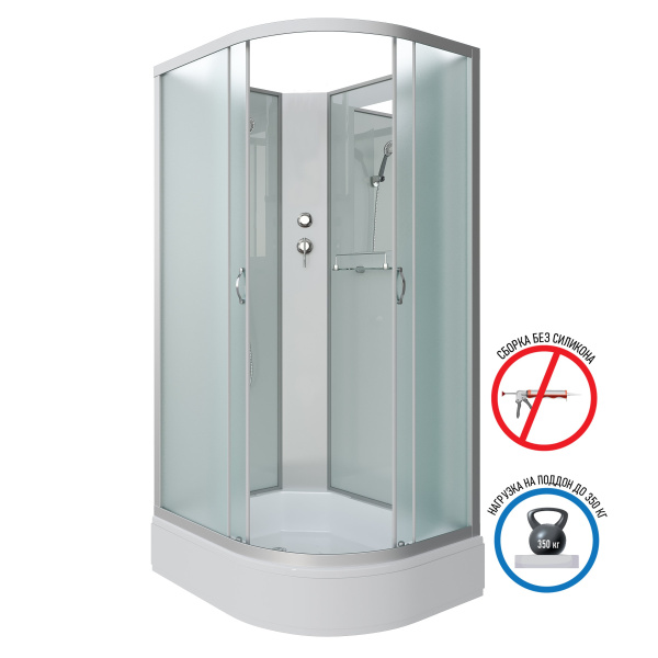 Душевая кабина Niagara Classic NG-33094-14LBK (1000х900х2000)