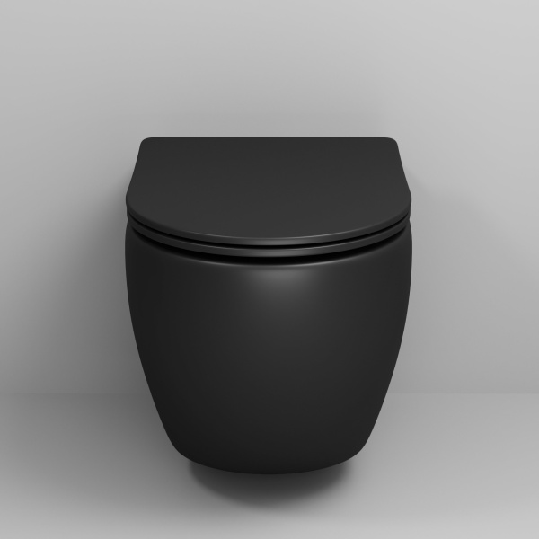 Унитаз подвесной Grossman GR-4411BMSQ Color (550х365х395) черный