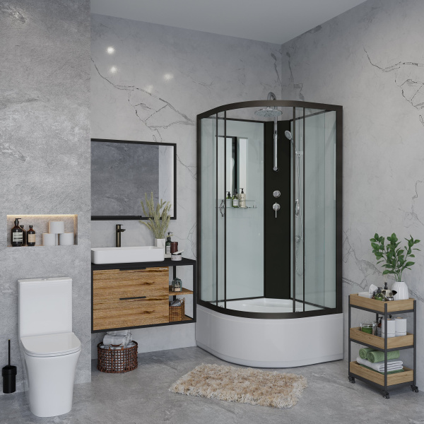 Душевая кабина Niagara Classic NG-6707-14BKT (800х800х2100-2400)