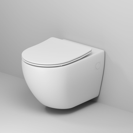 Унитаз подвесной Grossman GR-4411MSQ Color (550х365х395) белый