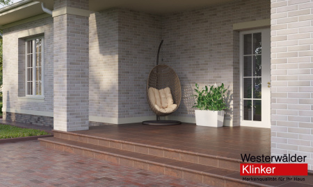 Клинкерная ступень угловая WKS31130 Scotch 320x320 Westerwalder Klinker