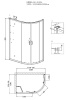 Душевой уголок Grossman Classic GR-9120L 120х80