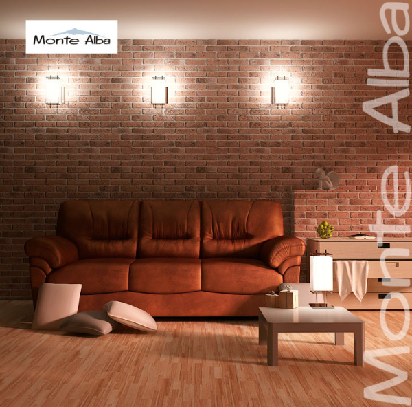 Гипсовая плитка под кирпич Эллинбрик А321-70 Monte Alba