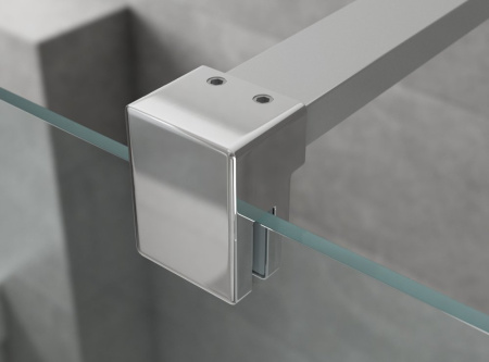 Душевая перегородка Ambassador Walk-in 15031101 90x200, прозрачное стекло