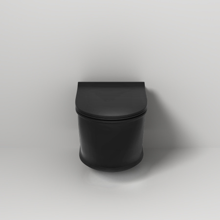 Унитаз подвесной Grossman GR-4482BMS Retro (545х370х360) черный