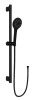 Дополнительные свойства: регулируемый держатель для ручного душа, двухрежимный ручной душ Комплектация: душевая штанга, держатель ручного душа, ручной душ, гибкий металлически шланг, установочный комплект