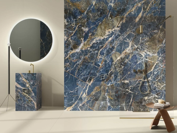 Керамогранит Ape Ceramica Icaro Blue Marble Pol Rect 120x280