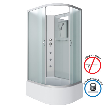 Душевая кабина Niagara Classic NG-2310-14LBKG (1200х800х2000)