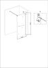 Душевая перегородка Niagara Nova NG-661-12 (120x195), прозрачное стекло