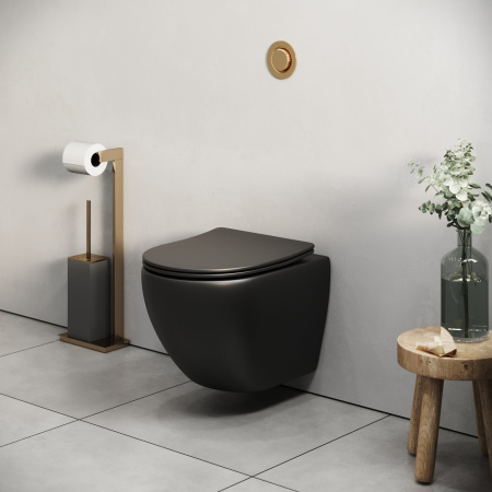 Унитаз подвесной Grossman GR-4455BMS Color (490х370х360)