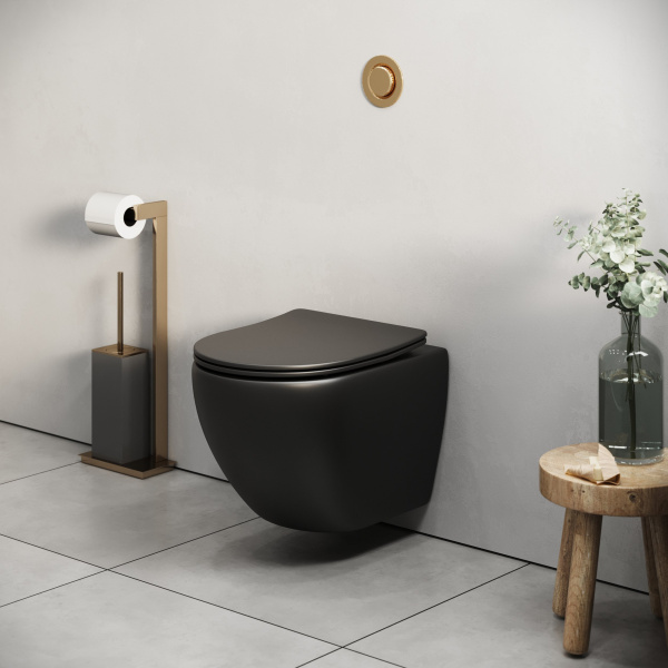 Унитаз подвесной Grossman GR-4455BMS Color (490х370х360)