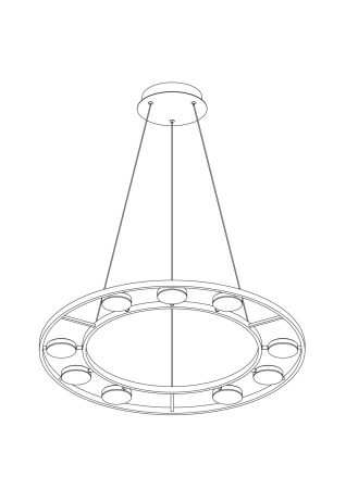 Потолочный светильник Maytoni Fad MOD070PL-L63B3K