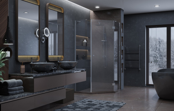 Душевой уголок Ambassador Diamond 12011111R 90x90