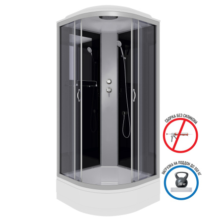 Душевая кабина Niagara Classic NG-3502-14 (1000х1000х2150)