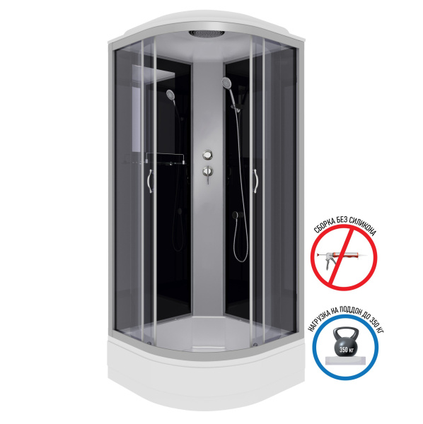 Душевая кабина Niagara Classic NG-3502-14 (1000х1000х2150)