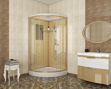 Душевая кабина Niagara Luxe NG-7702G (1000x1000х2100)