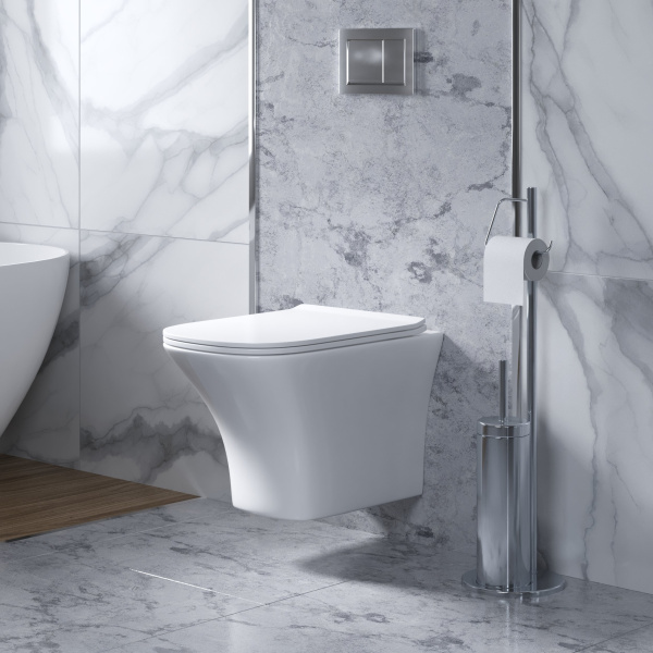 Унитаз подвесной Grossman GR-4476S Galaxy (485х345х360) горизонтальный выпуск