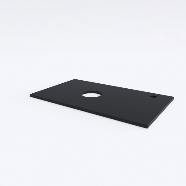 Столешница для ванной под раковину Grossman МДФ ФЛАЙ-80 см cерая