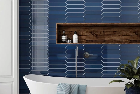 Плитка Equipe Arrow Blue Velvet 5x25