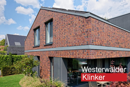 Фасадная клинкерная плитка WK84KS Rotbraun-bunt Kohle Spezial 240x71x15 Westerwalder Klinker