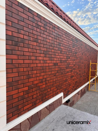Вентилируемый фасад UX-17-Т2 Red Castle 240х71х17 UniCeramix