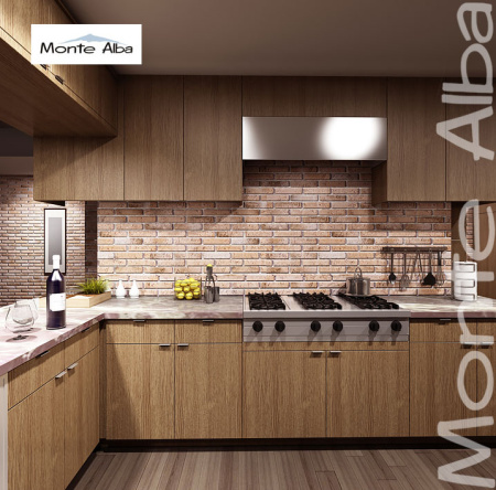 Гипсовая плитка под кирпич Эллинбрик А320-50 Monte Alba