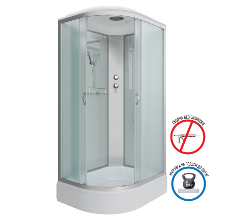 Душевая кабина Niagara Classic NG-33084-14R (1000х800х2150)