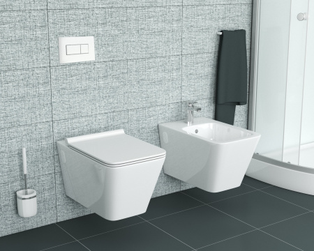 Биде подвесное Grossman GR-B4414 (575х360х330) белое