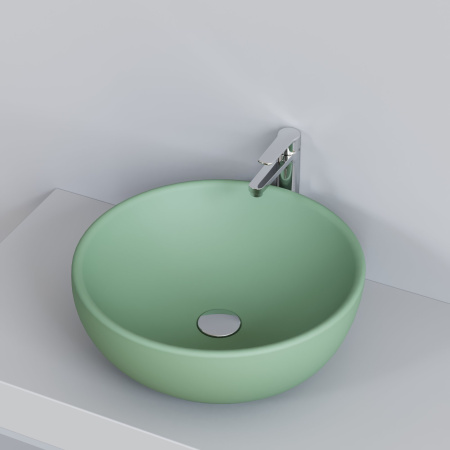 Раковина накладная Ambassador Queen 116T21001 (450х450х175) мятная