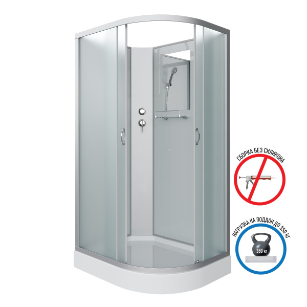 Душевая кабина Niagara Classic NG-3312-14LBK (1200х800х2000)