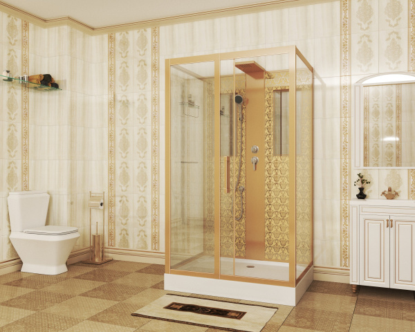 Душевая кабина Niagara Luxe NG-7711GBK (900x1200х2100)