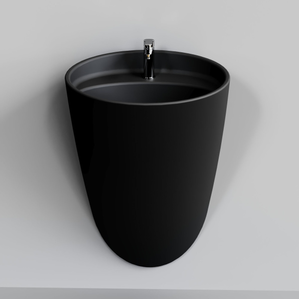 Раковина подвесная Ambassador Queen 116T20202 (535х465х765) черная