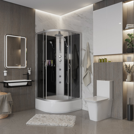 Душевая кабина Niagara Classic NG-3502-14BKTG (1000х1000х2100-2400)